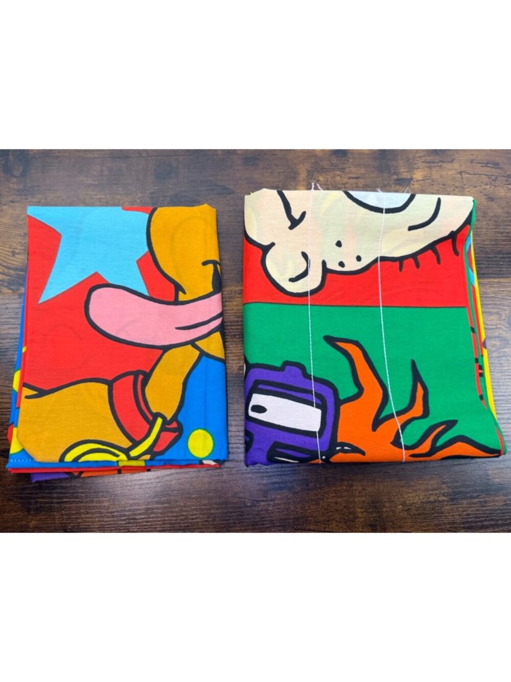 Vintage Nickelodeon Rugrats Pillowcase and valance